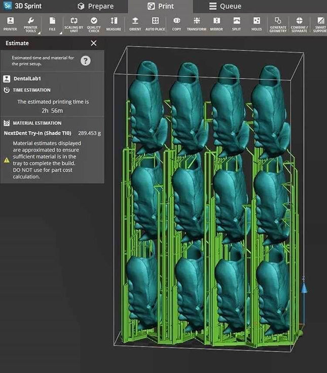 Logiciel-Logiciel de préparation et de lancement en production 3D SPRINT- 3D SYSTEMS - KALLISTO