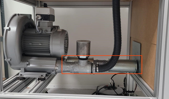 Accessoire-Fraiseuse CNC numérique - Accessoire : Kit double silencieux pour Pompe à vide pour Table à dépression- CNC-STEP - KALLISTO