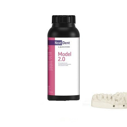 Matériaux - Matériau (imprimante 3D Nextdent 5100) : Résine dentaire Model 2.0 Blanc - NEXTDENT - KALLISTO