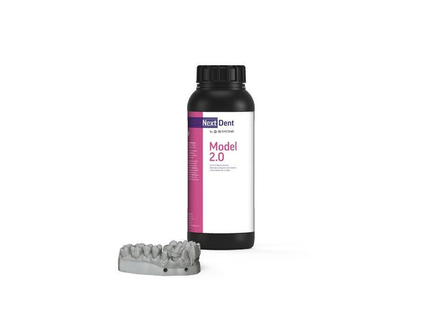 Matériaux - Matériau (imprimante 3D Nextdent 5100) : Résine dentaire Model 2.0 Gris - NEXTDENT - KALLISTO