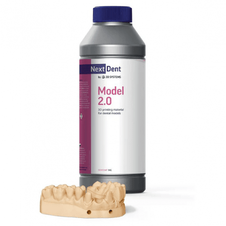 Matériaux - Matériau (imprimante 3D Nextdent 5100) : Résine dentaire Model 2.0 Pèche - NEXTDENT - KALLISTO