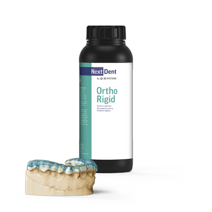 Matériaux - Matériau (imprimante 3D Nextdent 5100) : Résine dentaire Ortho Rigid - Bleu - NEXTDENT - KALLISTO