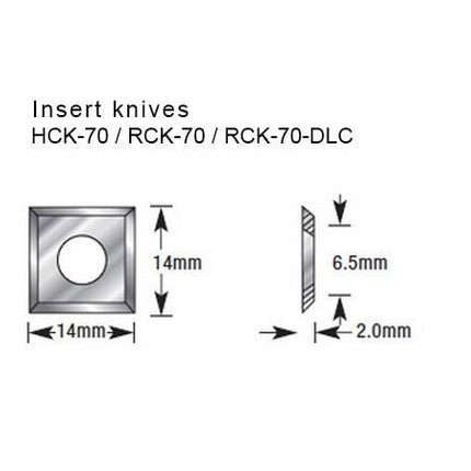 Outillage - Fraiseuse CNC numérique - Fraise Amana Tool - Amana Tool® - Fraise à surfacer - RC - 2239 - Ø38,1mm - Queue 6mm - 4x plaquette indexable (2x BAS + 2x CÔTÉ) - CNC - STEP - KALLISTO