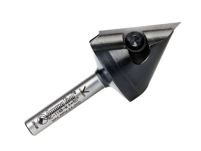 Outillage - Fraiseuse CNC numérique - Fraise Amana Tool - fraise conique - queue 6 mm - CNC - STEP - KALLISTO