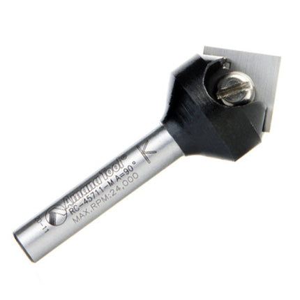 Outillage - Fraiseuse CNC numérique - Fraise Amana Tool - fraise conique - queue 6 mm - CNC - STEP - KALLISTO