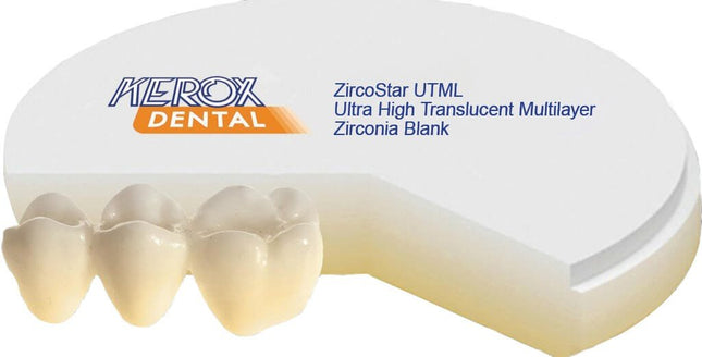 Matériaux-Disque Zircone KEROX Ultra Haute Translucidité Multi Couche (UTML)- KEROX DENTAL - KALLISTO