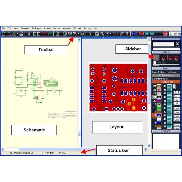 Logiciel-Logiciel de conception de circuits imprimés Target 3001- KALLISTO - KALLISTO