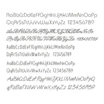 Logiciel-Logiciel Gravure polices (17 polices)- KALLISTO - KALLISTO