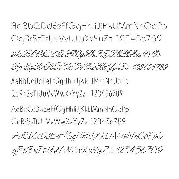Logiciel-Logiciel Gravure polices (17 polices)- KALLISTO - KALLISTO