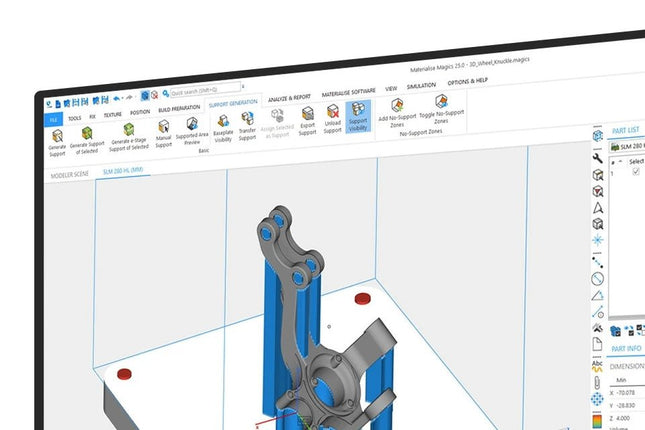 Logiciel-Logiciel 3D - Imprimante 3D Métal - Accessoire : Logiciel Magic- Z RAPID - KALLISTO