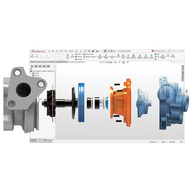 Logiciel-Logiciel - Rétro-conception- GEOMAGIC FOR SOLIDWORKS- GEOMAGIC - KALLISTO
