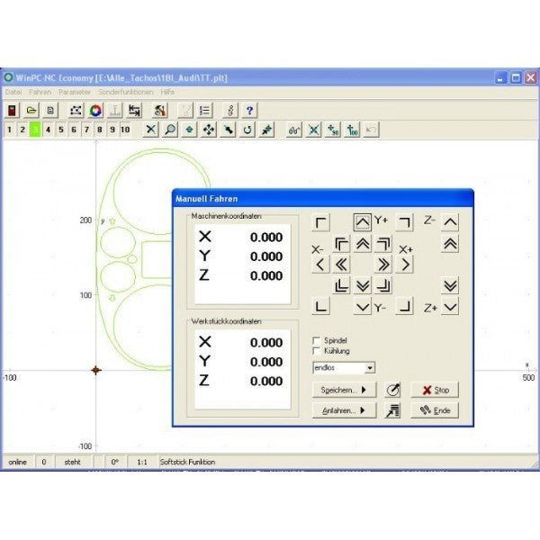 Logiciel-Logiciel WinPCNC Anglais - 32 bits- KALLISTO - KALLISTO