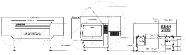 Machine-Machine Laser Co2 - ILS12.150D- UNIVERSAL LASER SYSTEMS - KALLISTO