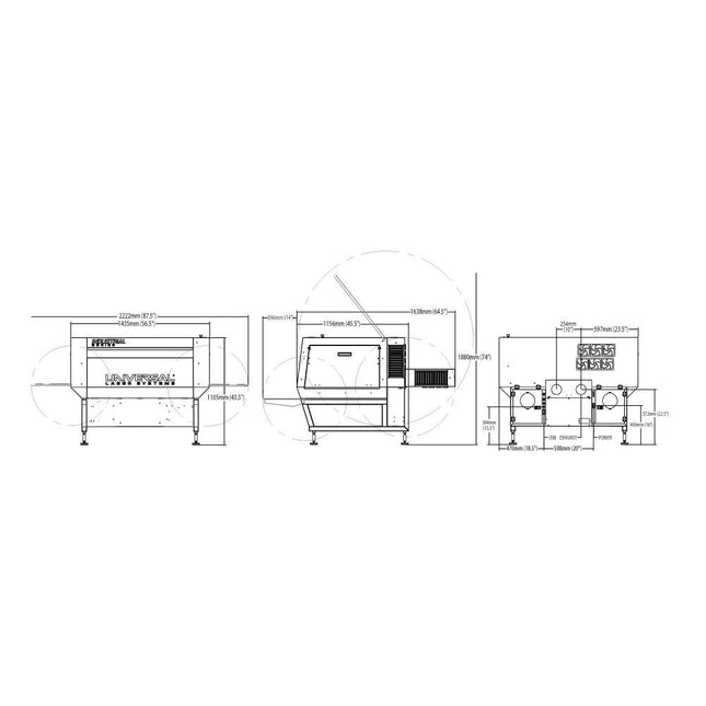 Machine-Machine Laser Co2 - ILS9.150D- UNIVERSAL LASER SYSTEMS - KALLISTO