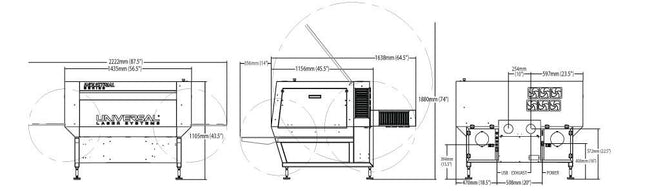 Machine-Machine Laser Co2 - ILS9.150D- UNIVERSAL LASER SYSTEMS - KALLISTO