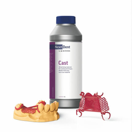 Matériau (imprimante 3D Nextdent 5100) : Résine dentaire Cast- Violet