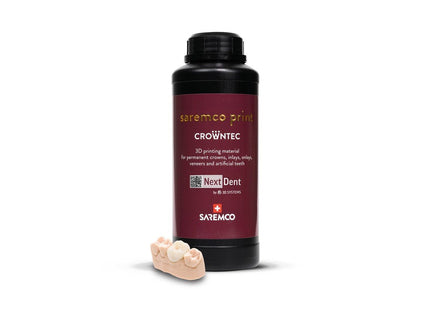 Matériau (imprimante 3D Nextdent 5100) : Résine dentaire CROWNTEC permanente