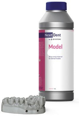 Matériau (imprimante 3D Nextdent 5100) : Résine dentaire Model Gris