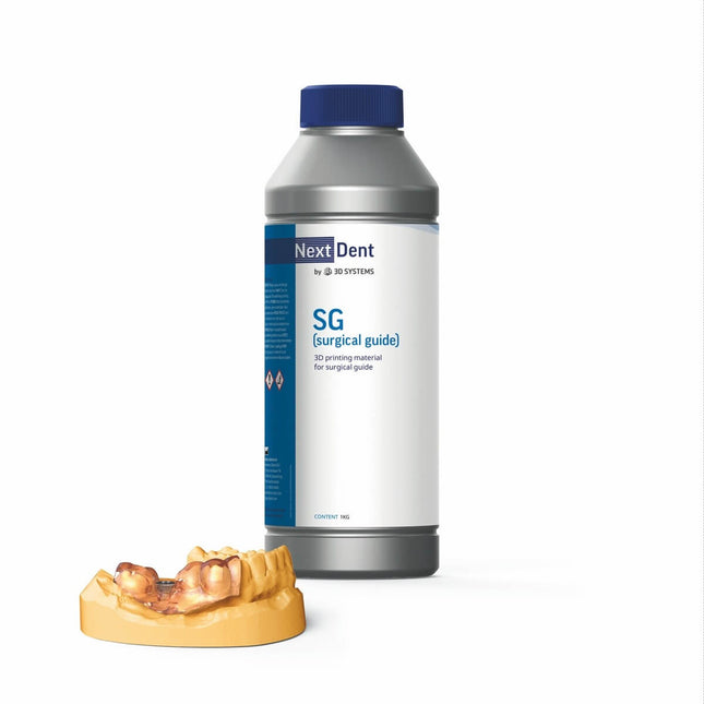 Matériau (imprimante 3D Nextdent 5100) : Résine dentaire SG - Orange
